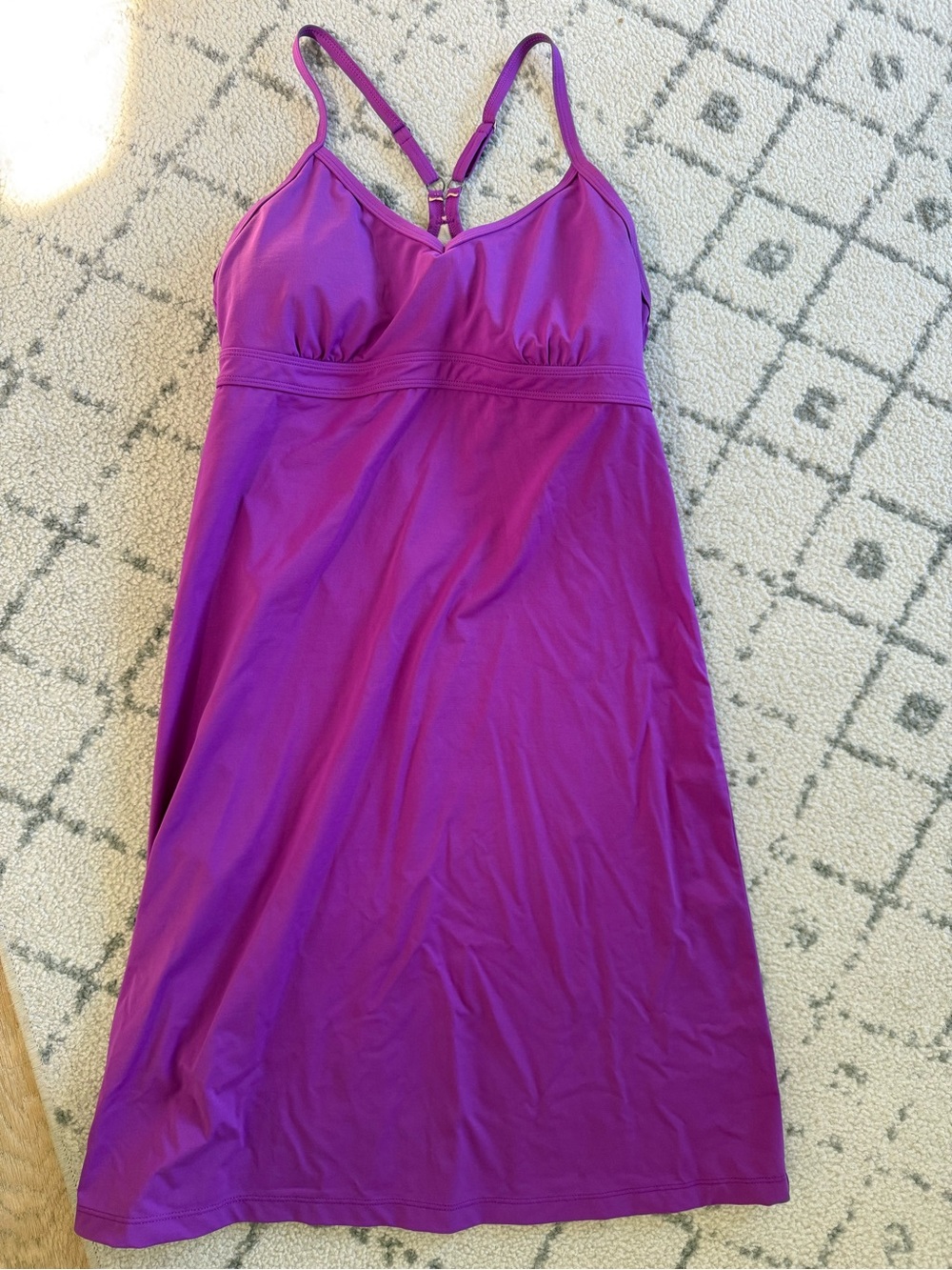 Athleta Small Purple Built in Bra Dress